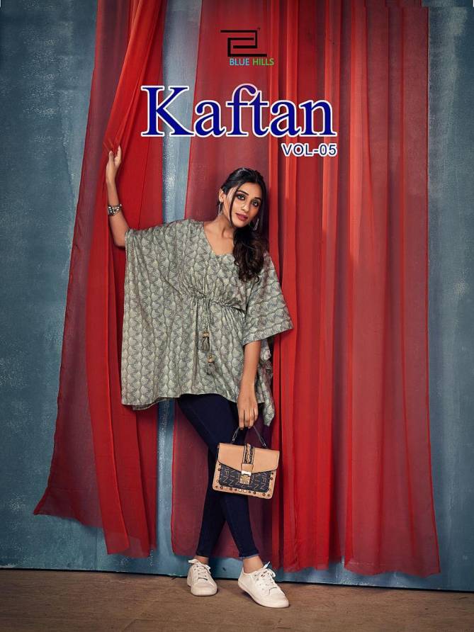 Blue Hills Kaftan 5 Fancy Wear Wholesale Kaftan Collection